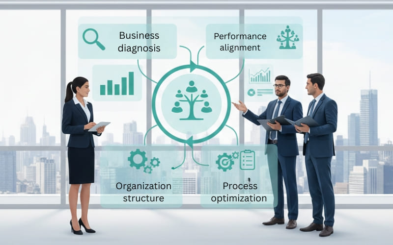 Core business consulting services designed to drive scalable growth and long-term success