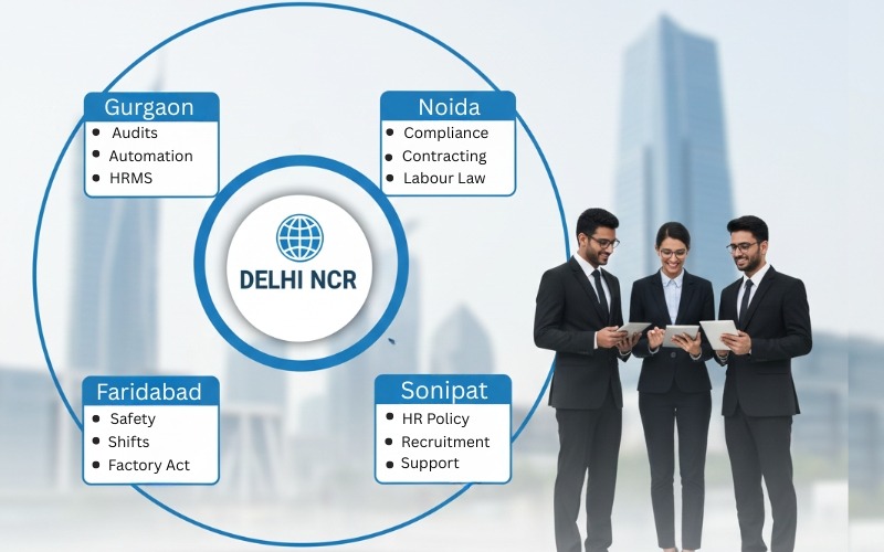 Location-specific HR consulting requirements in Delhi NCR for small businesses